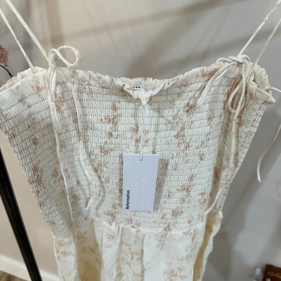 Reformation Sable Midi Dress | Riso 🎉SALE🎀 NEW - Picture 11 of 12